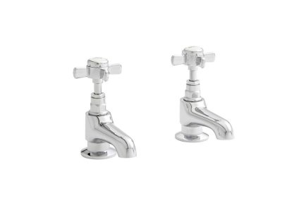 Kartell Klassique Pair Basin Pillar Taps TAP103KL