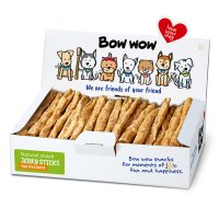 Bow Wow Dog Natural Jerky Sticks Poultry and Yucca CDU 50 Sticks