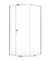 ZEBA SINGLE DOOR QUADRANT 800MM CHROME