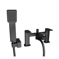 Aqualisa Midas 220 Black Bath Shower Mixer & Downtown Tap Kit MD220BSM.TAP.MB