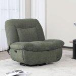 Ebba Recliner Swivel Chair Green
