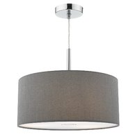 Ronda 40cm 3Light Pendant Slate Grey, Compelte with Diffuser | LV1802.0090