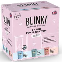 Blink! Cat Pouch Fish in Jelly 85g 8pk x 3