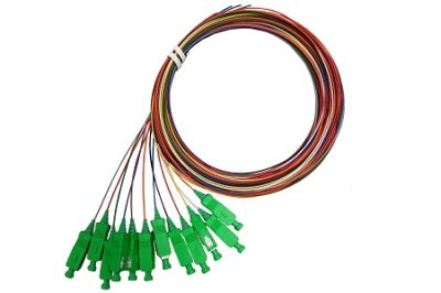 Pigtails 12 x SC/APC8&deg; 9/125 L=2,0m
Black, Brown, Red, Orange, Yellow, Green, Blue, Purple, Grey, White, Turquoise, Pink