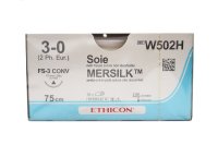 Johnson & Johnson 3/0 Mersilk Suture - 75cm x 36 16mm, 3/8 circle, CC - DMI Dental Supplies Ireland - Next Day Delivery