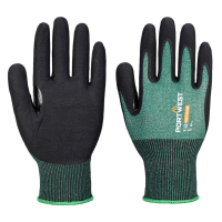  SG Cut Nitrile Glove, Green/Black