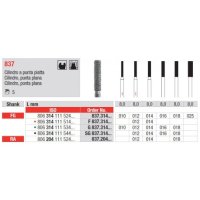 Edenta Diamond Bur Flat End Cylinder Course 014 - Pack of 5