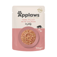 Applaws Cat Pouch Tuna & Salmon in Jelly 70g x 16