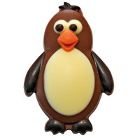 Gwynedd - Skipper the Penguin - decorated solid milk chocolate - appr 37pcs x 1kg