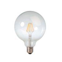 FILAMENT DIMMABLE LED LAMP Globe 95mm Clear LED  Lamp 6w ES