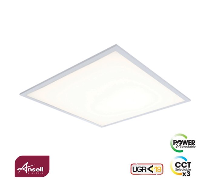 Ansell Pace 600x600 LED Backlit Panel <UGR19 20W/26.5W/30W APAC1/60/2