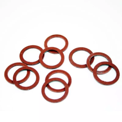 1/2" Red Fiber Washers - 10 Pack