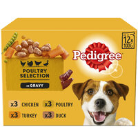 Pedigree Dog Pouch Adult - Mixed Selection in Gravy 100g 12pk x 4