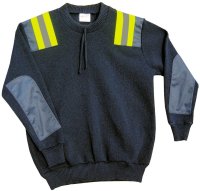 BJ4 REF Crew Neck Pullover Reflector -Navy
