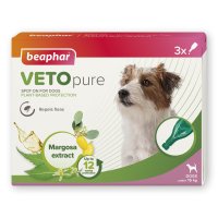 Beaphar VETOpure Flea Repellent Dog Spot On 6x3