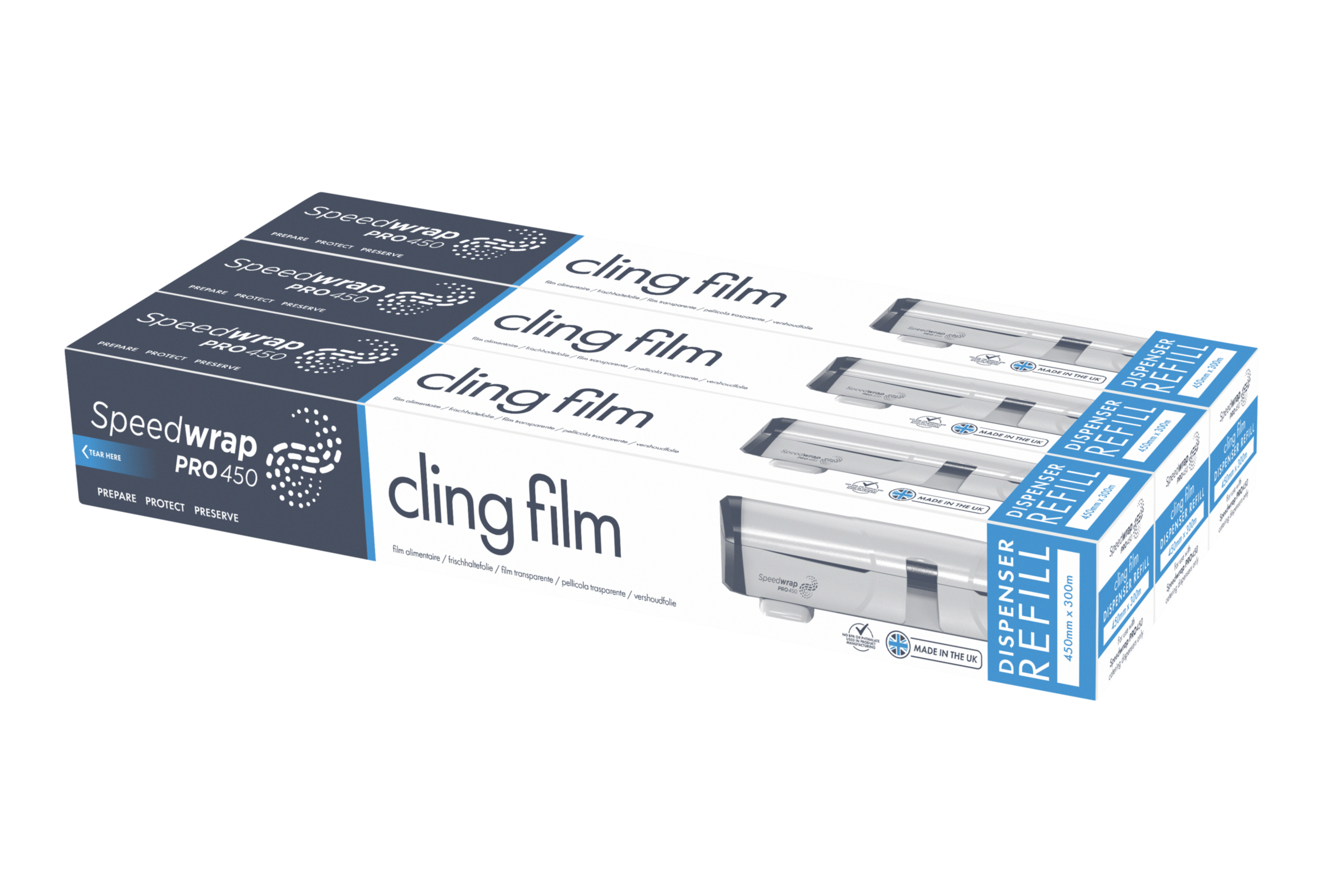 Wrapex Refill Film 18" (1x3 Rolls)