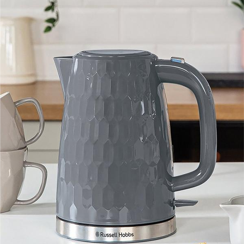 Russell Hobbs Honeycomb Kettle - Grey 4