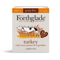 Forthglade Complete Meal Adult Dog Grain Free Turkey Sweet Potato & Veg 18x395g