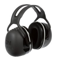 3M Peltor Earmuffs, Black, Headband, X5A