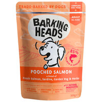 Barking Heads Dog Pouch - Pooched Salmon 300g x 10