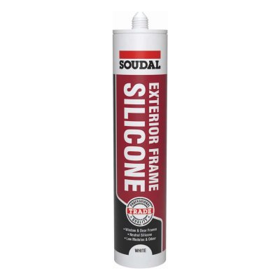 Soudal Trade Exterior Frame Silicone White 270ml