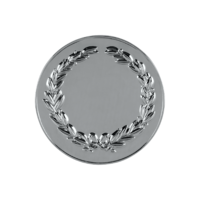 50mm Wreath Coin Medallion (Silver)