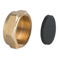 H&B COMPRESSION 22mm H63B BRASS BLANKNUT