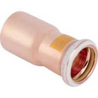 Geberit Mapress 22x15mm Copper Reducer with Plain End Gas 34616