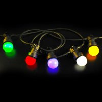 10Mtr E27 Interlinkable IP44 Festoon Kit 50cm Spacing