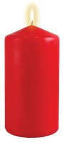 Red Pillar Candle 3 inch x 6 inch  (87318)