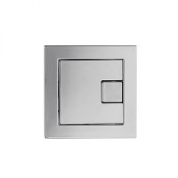 SQUARE DUAL FLUSH BUTTON CHROME