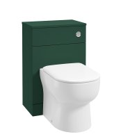 SCANDINAVIAN BACK TO WALL WC MATT WREATH GREEN UNIT