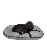 Danish Design Rustic Stripes Grey Quilted Mattress