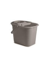 WHITEFURZE PLASTIC MOP BUCKET (SILVER OR BLACK)