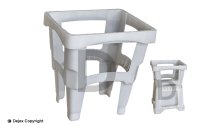 SMALL REPLICA AUCTION FRAME (596) WHITE PP_1 LOOSE