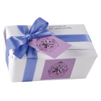Wrapped ballotin of assorted English chocs with menu tag 8x210g