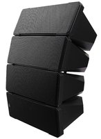TOA HX-7B-WP | Black Weatherproof Compact Array Speaker