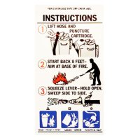 ABC Cartridge Extinguisher Instruction