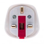 13A European Plug Adaptor - White | 978652 2