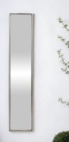 Alcor Long Bevelled Silver Mirror 151.5x29.5cm