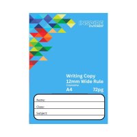 A4 Wide Rule Writing Copy 12mm - 72pg