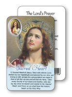 Prayer Card/Picture/Sacred Heart   (71715)