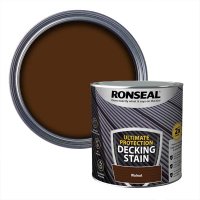 Ronseal Ultimate Protection Deck Stain Walnut 2.5L & Swatch