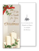 Christmas Card/I Lit A Candle For You/1 Design   (97845)