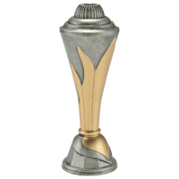 Flame Riser 180 x 65mm (Grey with Gold)