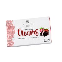 Whitakers dark choc strawberry fondant creams in carton - 14x150g