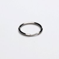 PREMIER 4 PCE NICKLE PLATED SPLIT RING (KEY RING) 1 1/4"