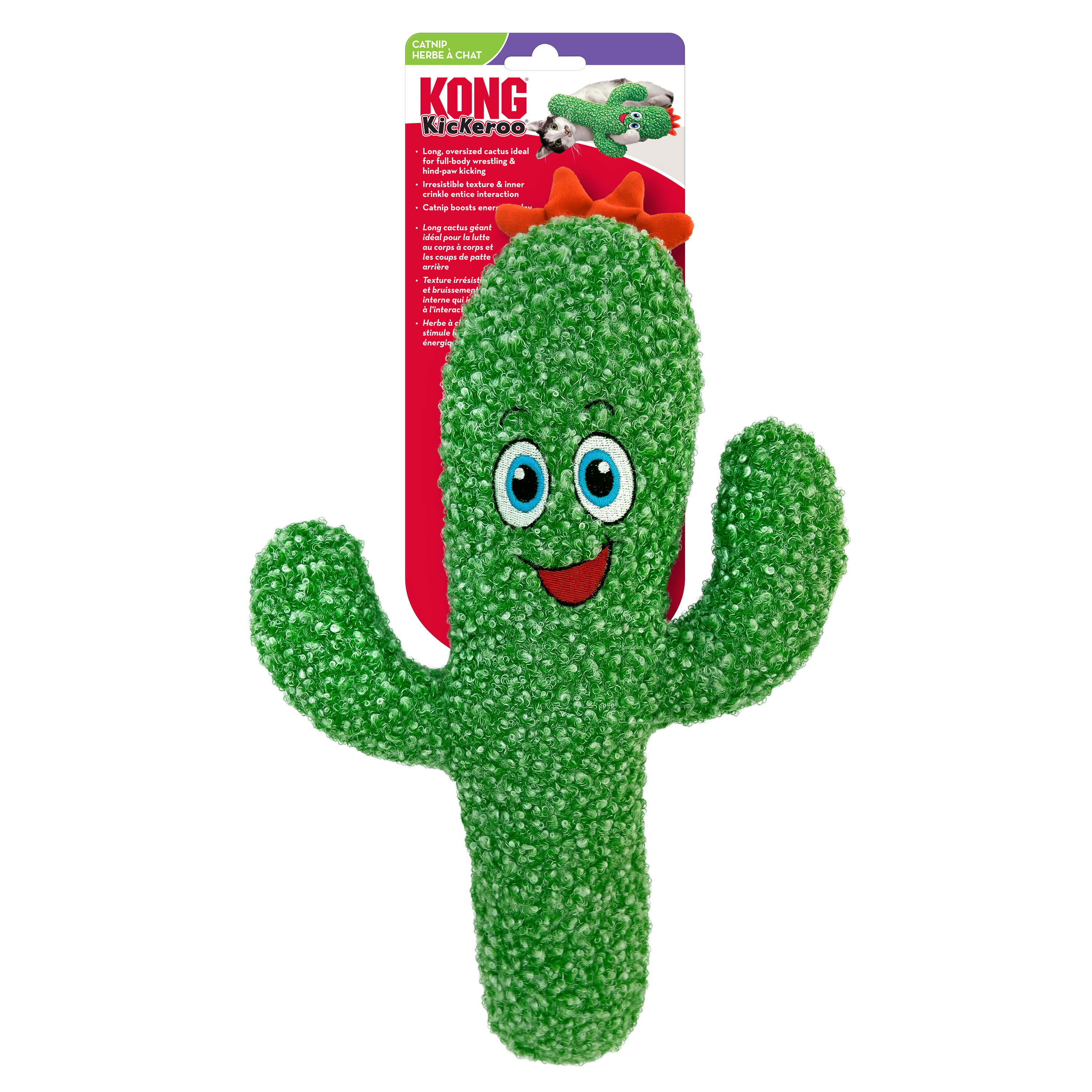 KONG Kickeroo Cactus Cat Toy x 1