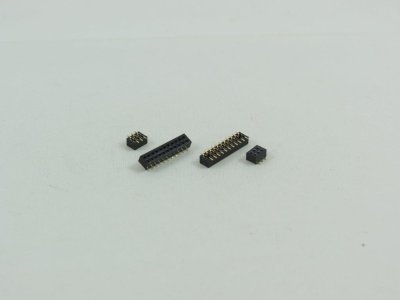 80 position PCB socket 1.27mm Pitch Surface Mount 2.3mm high Rear Entry Socket