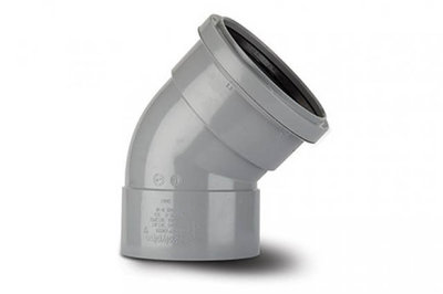 Polypipe 110mm SB403 Grey Offset Bend